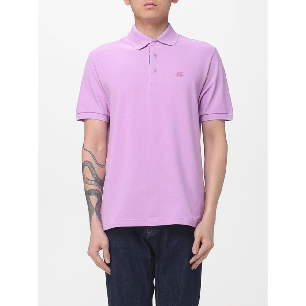 Etro Polo Shirt Men Pink